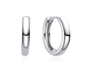 Stříbrné náušnice kroužky 20mm